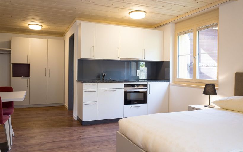 Personal-Studio mit Küche, Hotel Olden Gstaad